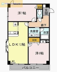 エスポワール篠崎の物件間取画像